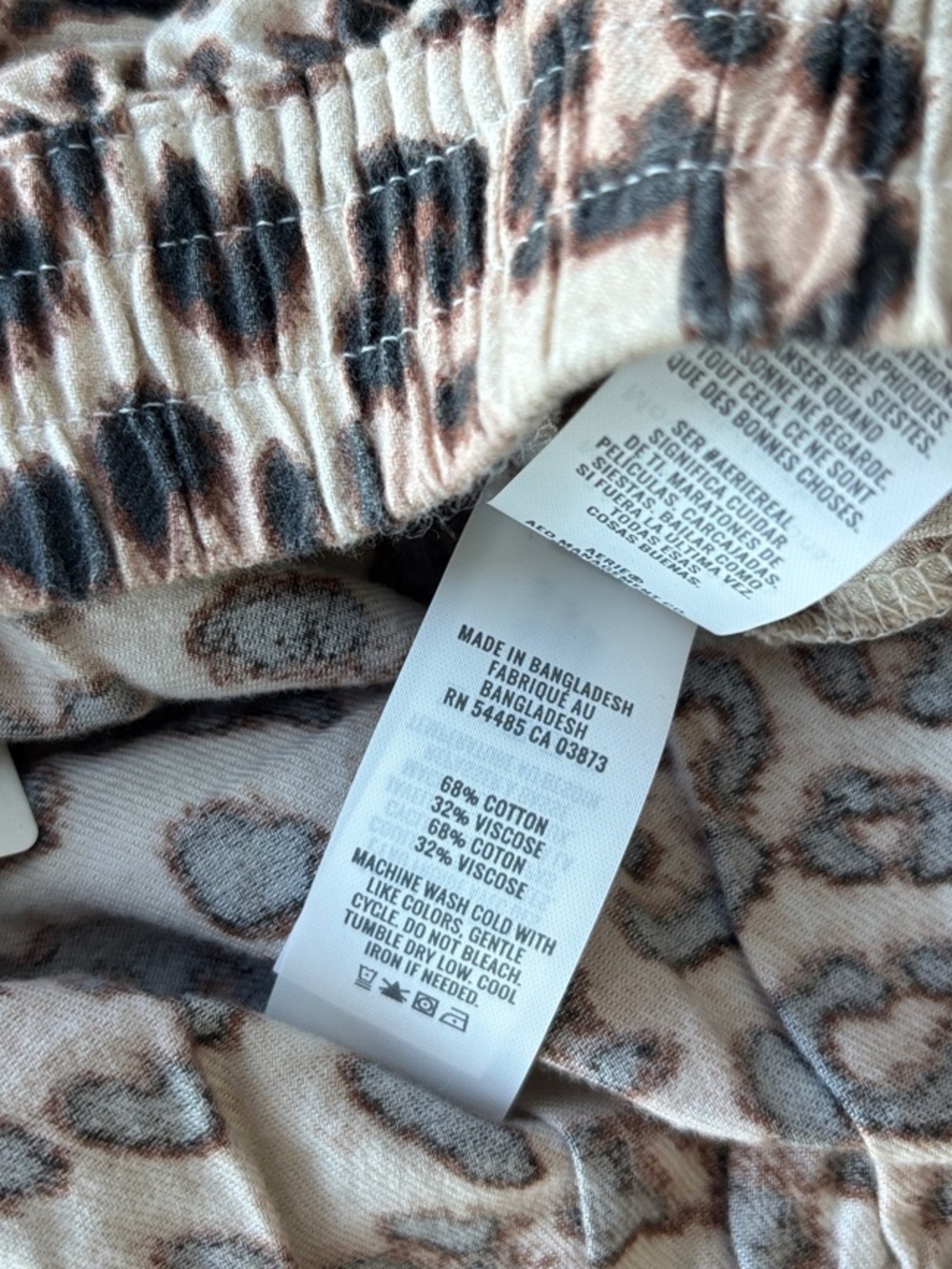 Aerie Sleepwear Shorts Leopard-Print - Picture 6 of 8